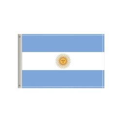 36"W x 24"H National Flag, Argentina, Single-Sided