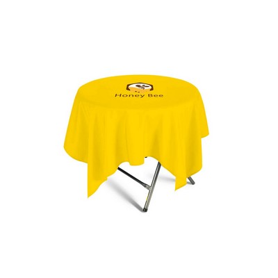 Square Non-Fitted Standard Table Cover - 7oz Polyester w Dye Sublimation Print