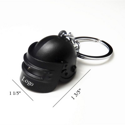 Internet Game Helmet Shape Keychain