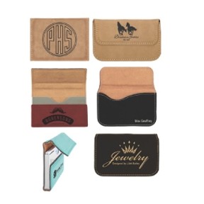 Leatherette Flexible Business Card Case