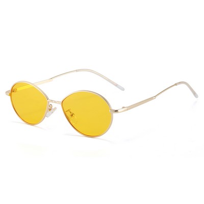 Sunglasses - Yellow Lenses - Gold Frames