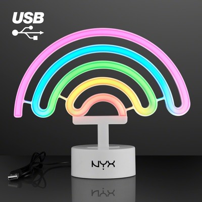 Neon LED Rainbow USB Tabletop Light - PRINTED