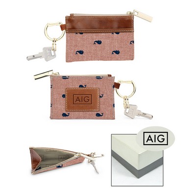 Kennedy Key Ring Zip Wallet