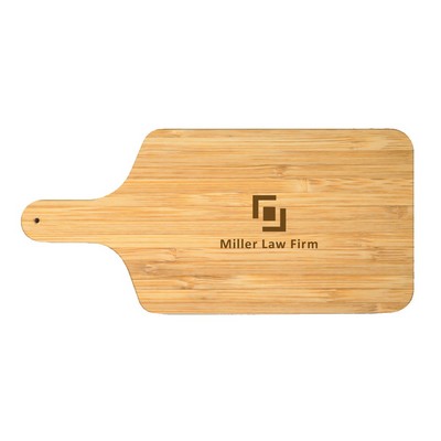17" Rectangle Paddle Bamboo Cutting Board