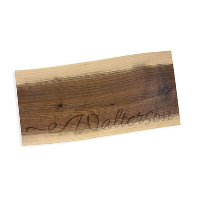 18" x 8" Black Walnut Cutting & Charcuterie Board