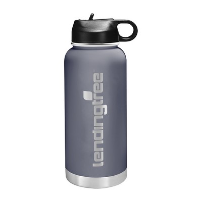 32 Oz. Dark Blue Tahoe Drinkware Beverage Bottle