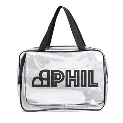 Clear Tote Bag With Zipper