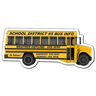 Magnets - School Bus Shape (4.88x2.1214) - 20 Mil - 4 Color Process
