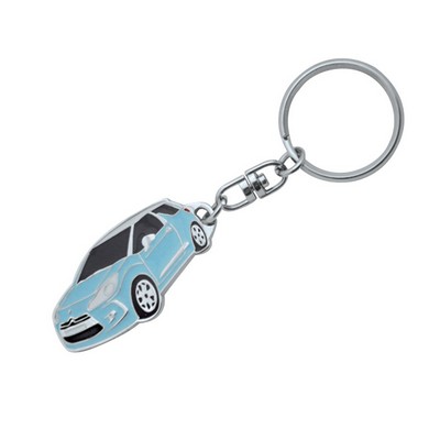 Zinc Alloy Imitation Cloisonné Key Chain