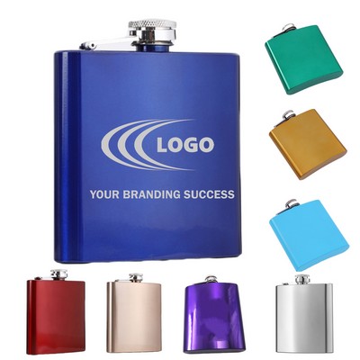 6 Oz Stainless Steel Flask
