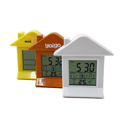 Smart Clock with Digital Thermometer