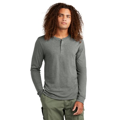 District Perfect Tri Long Sleeve Henley