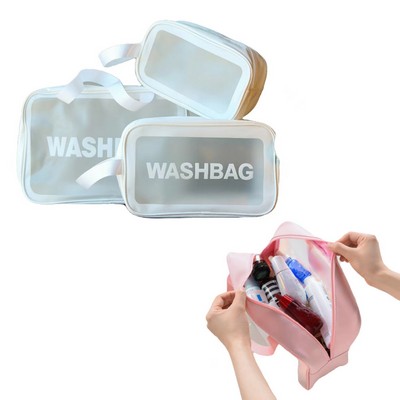 Custom Waterproof Transparent Cosmetic Bag