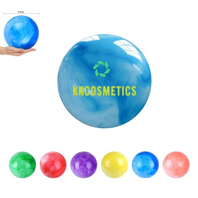 9" Inflatable Marble Color Bouncing Ball