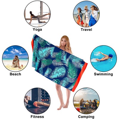 30"x60" Full Color Beach Towel