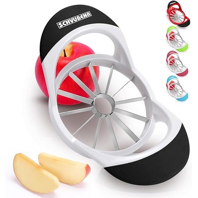 4.72 Inch Large Apple Slicer with 12 Blades - Professional Apple Cutter - Stainless Steel Apple Core