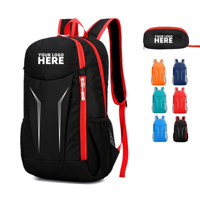 Folding Backpack w/Storage Pouch
