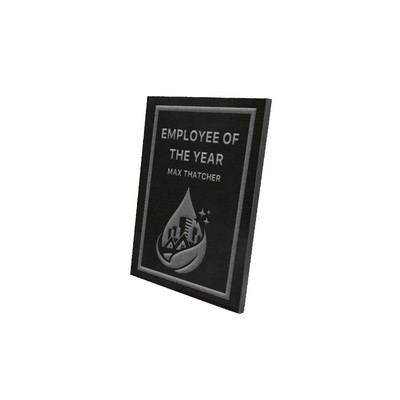 5" x 7" Black Granite Rectangle Tile