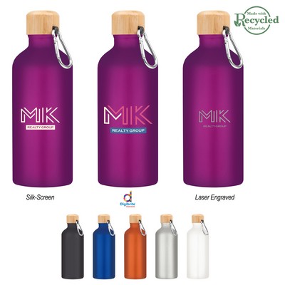 20 Oz. Aluminum Tundra Bike Bottle With Bamboo Lid