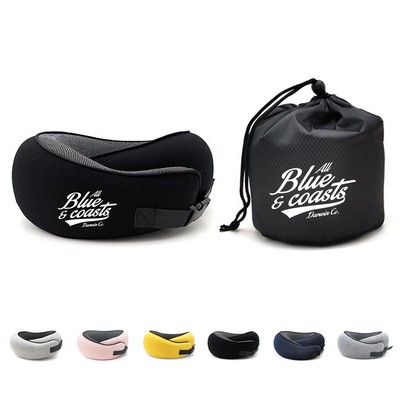 Chin Supportive Memory Foam Travel Pillow