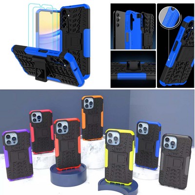 iBank® Shockproof Case compatible with Galaxy A14/A15/A16/S25/S24/S23 + Screen Protector