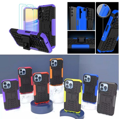 iBank® Shockproof Case compatible with Galaxy A14/A15/A16/S25/S24/S23 + Screen Protector