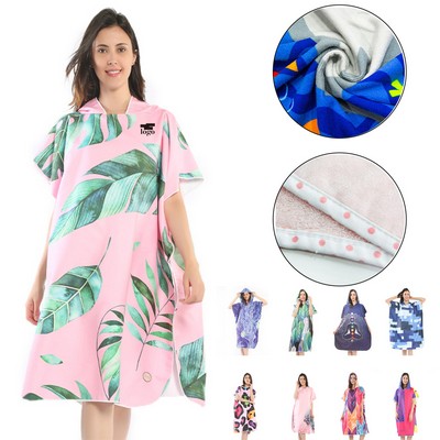 Absorbent Quick Drying Hooded Beach Towel