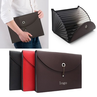 Expandable Portable Accordion File Folder for Document Organization