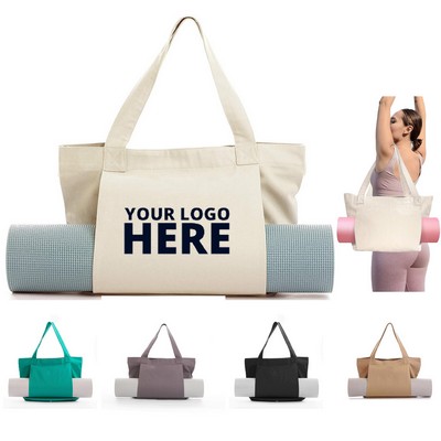 Tote Bag w/Yoga Mat Holder