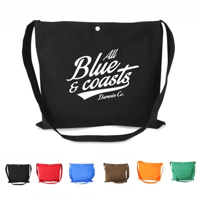 Spacious Canvas Crossbody Bag