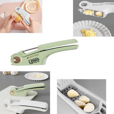 Multifunctional 4-In-1 Garlic Press