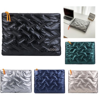 14" Shiny Puffy Laptop Sleeve Case