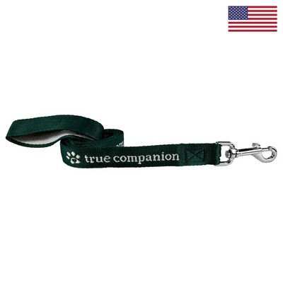 1" X 48" Woven Pet Leash w/ Nickel-plated Hardware - "Select" Weave