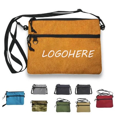 Shoulder Bag Wallet Zipper Closure