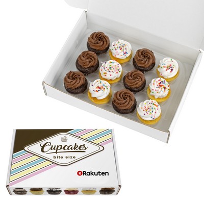 Signature Bite-Size Black & White Cupcakes