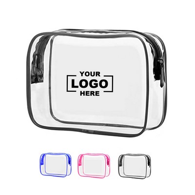 Clear Travel Toiletry and Makeup Bag.