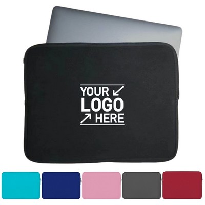 15" Laptop Sleeve Case with Zipper Protective Soft Carrying Cover Bag for Tablet