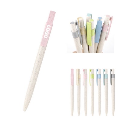 Eco-friendly Straw Pen