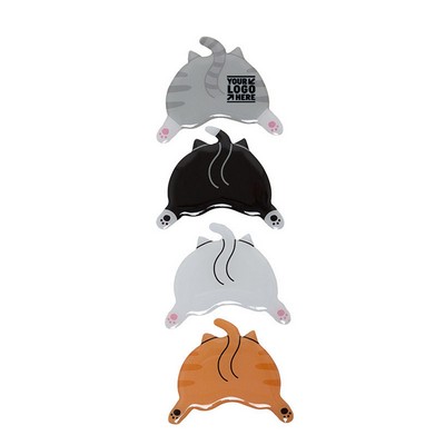 Kitchen Cat Butt Magnetic Tile Pet Themed Refrigerator Decoration