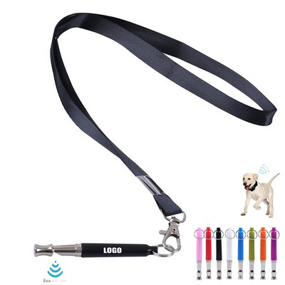Pet Training Ultrasonic Sound Whistle With Lanyard