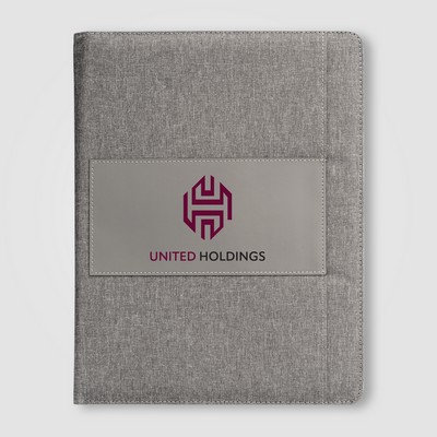 Urban RPET Portfolio Notebook - 12.6'' x 9.84''x .40'' - Full-Color Inkjet
