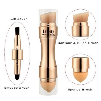 4" 1 Retractable Makeup Brush Set