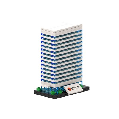 Corp Office Building Toy Brick Kit