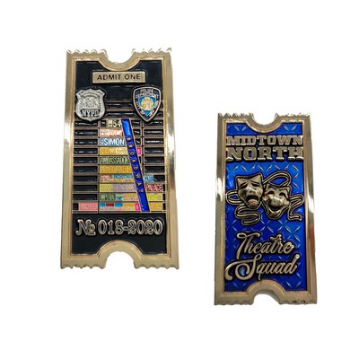 Zinc Alloy Commemorative Coin Badge