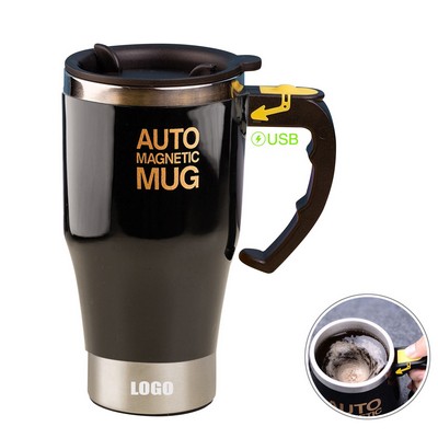 420ml Rechargeable Stainless Steel Blending Cup With Lid