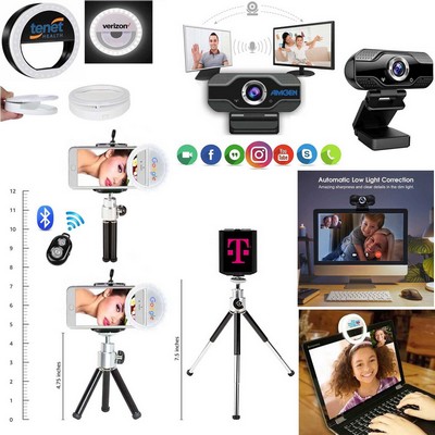 Promotek iBank® Webcam with Microphone for Desktop or Laptop Computers