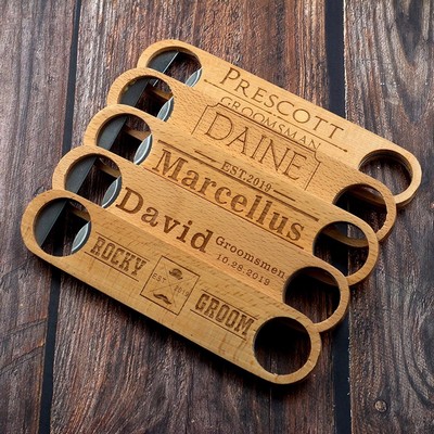 Wooden Bottle Opener – Eco-Friendly Kitchen Tool
