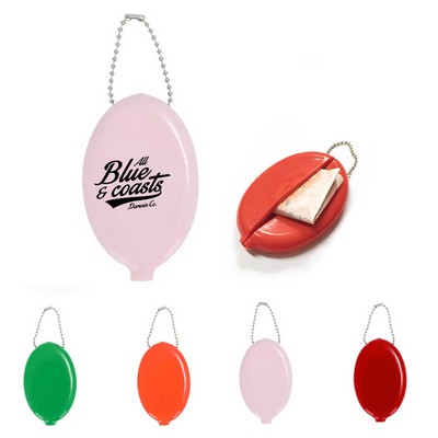 Pvc Oval Rubber Purse