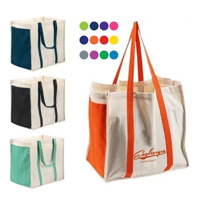 Classic Cotton Canvas Tote Bag
