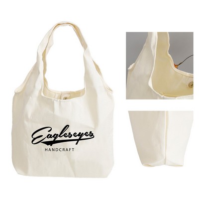 Cotton Canvas Tote Shopping Bag